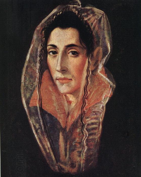 El Greco Portrait of a Lady oil painting picture